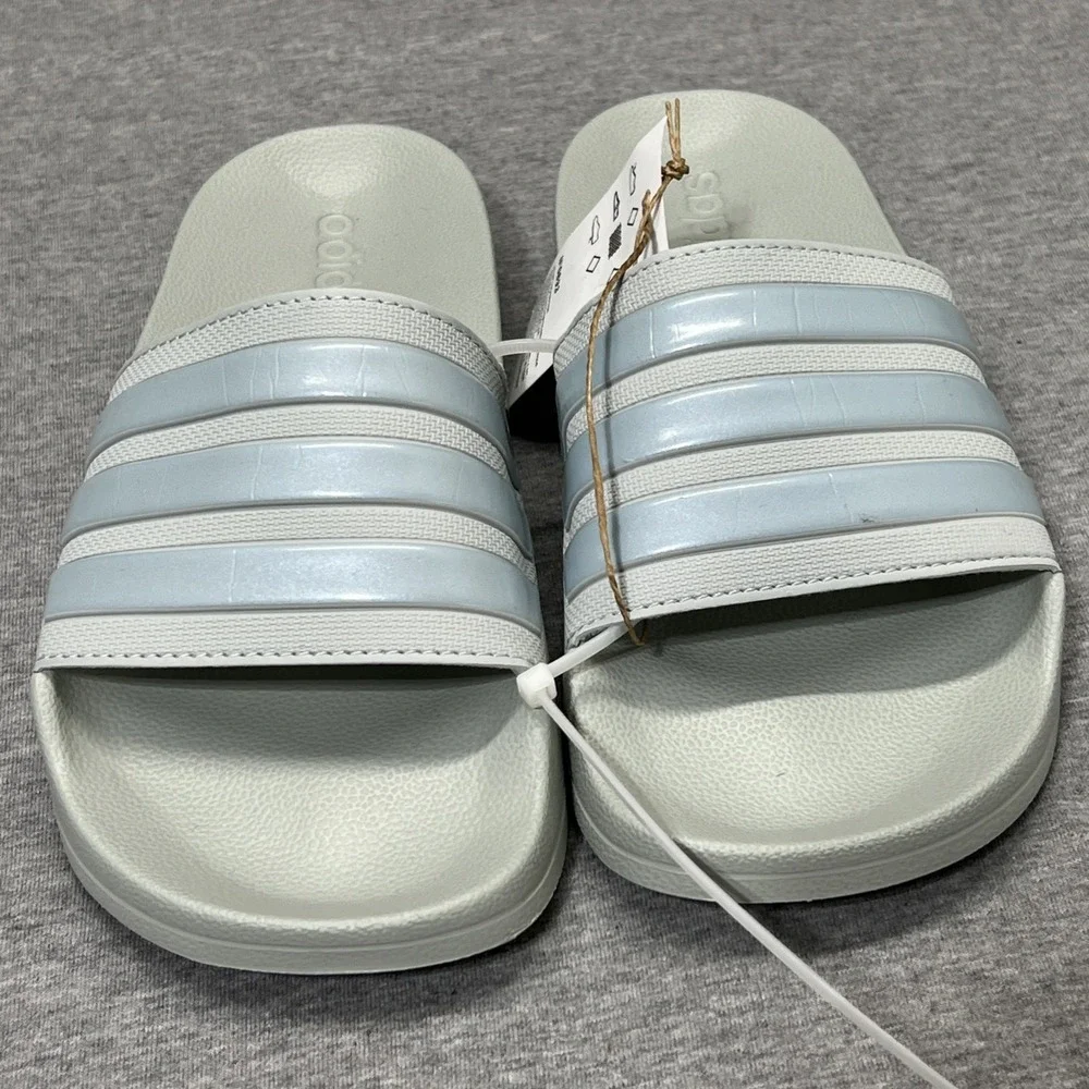 Adidas Adilette Shower Unisex Slip On Slide Sandal Shoe Men's 9 Women's 10
